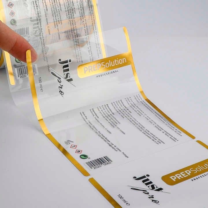 No-Label-Look Clear PET Film Labels - B2B Industrial Supply by Arohana Enterprises